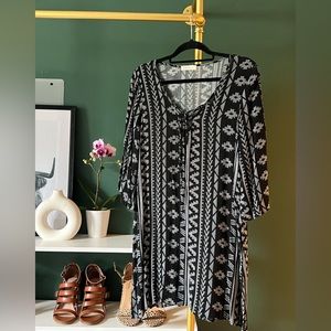 Aztec Boho Shift Dress